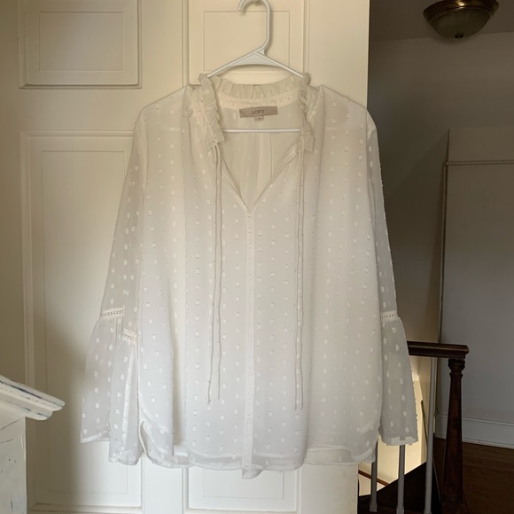 LOFT Tops - Loft - bell sleeved blouse
